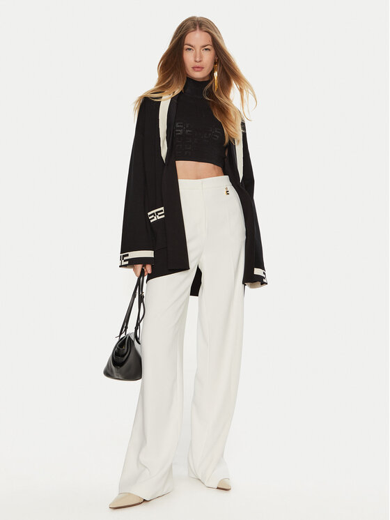 Elisabetta Franchi Elisabetta Franchi Cardigan MK-53S-46E2-V440 Nero Regular Fit