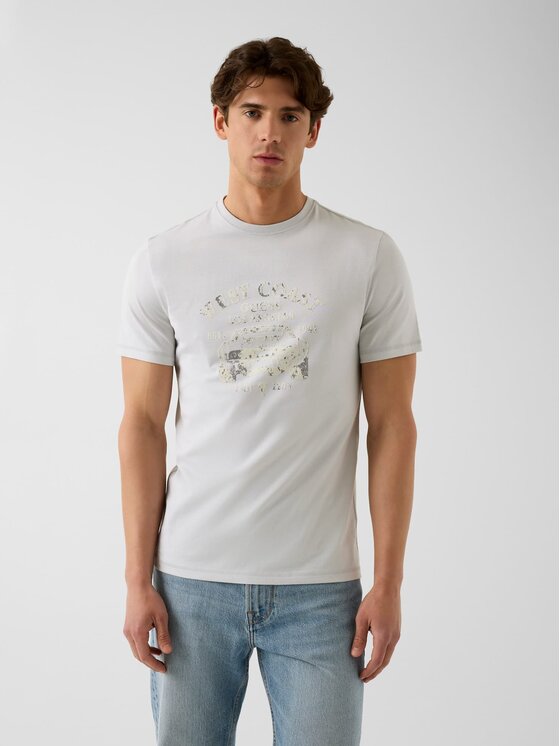 Guess Guess T-Shirt 182677 Szary Classic Fit