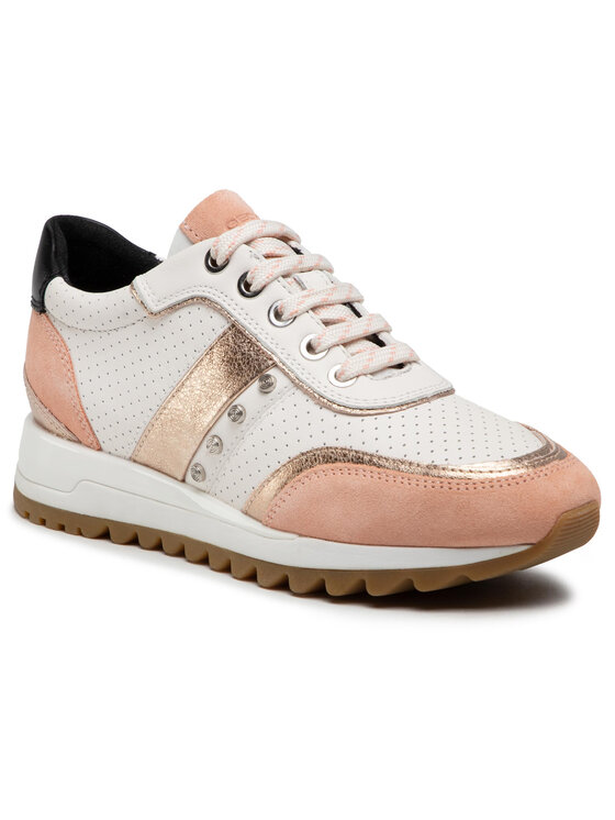 Geox Sneakersy D Tabelya A D02AQA 08522 C1375 Biela
