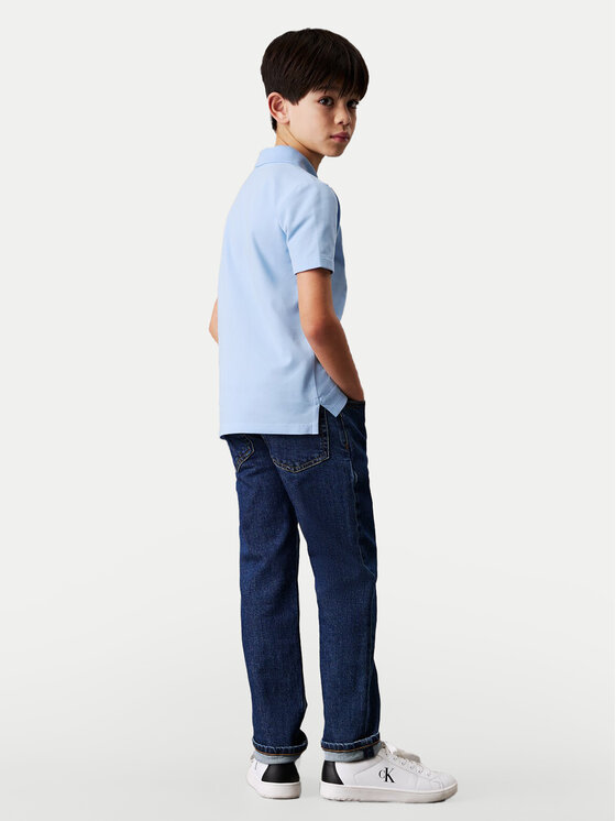 Calvin Klein Jeans Calvin Klein Jeans Поло Essential IB0IB02486 Блакитний Regular Fit