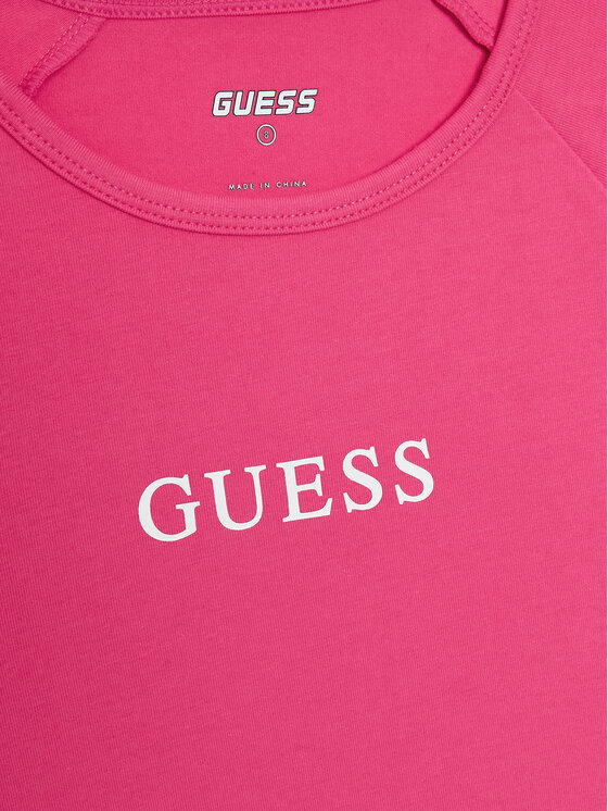 Guess Guess Тишърт J3RI34 KABR0 Розов Regular Fit