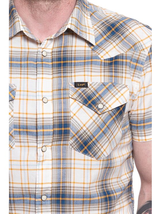 Lee Lee Camicia SS WESTERN Nero Regular Fit