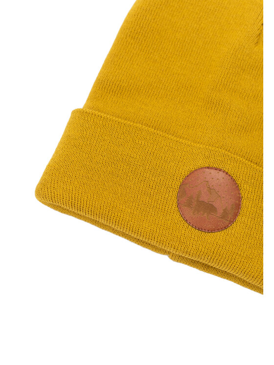 Kabak Kabak Czapka klasyczna beanie Żółty