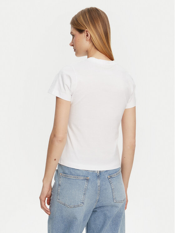 Guess Guess Tricou V5GI03 I3Z14 Alb Regular Fit