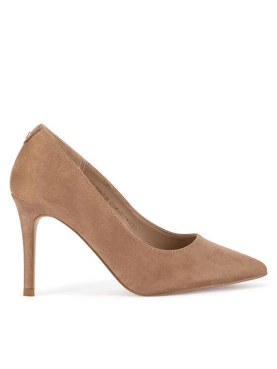 DeeZee DeeZee Pantofi cu toc subțire WYL3660-7 Bej