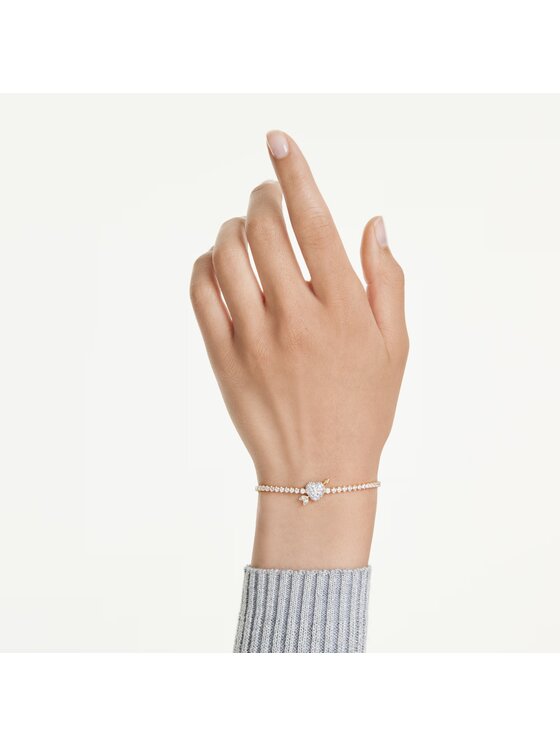 Swarovski Swarovski Bransoletka Idyllia 5744061 Złoty