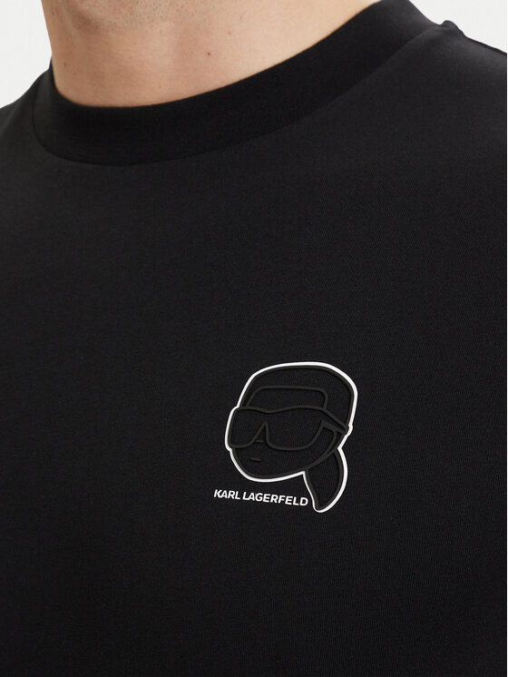 KARL LAGERFELD KARL LAGERFELD T-Shirt 755026 563224 Černá Regular Fit