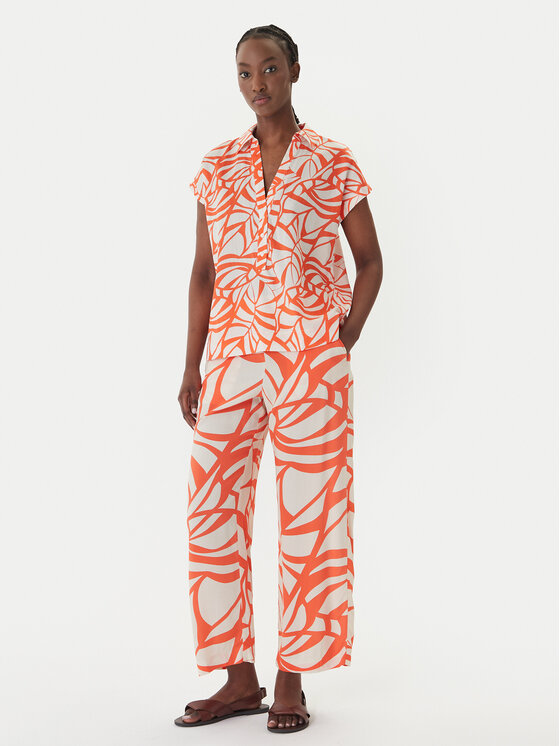LOLA CASADEMUNT LOLA CASADEMUNT Košeľa LS2615097 Oranžová Regular Fit