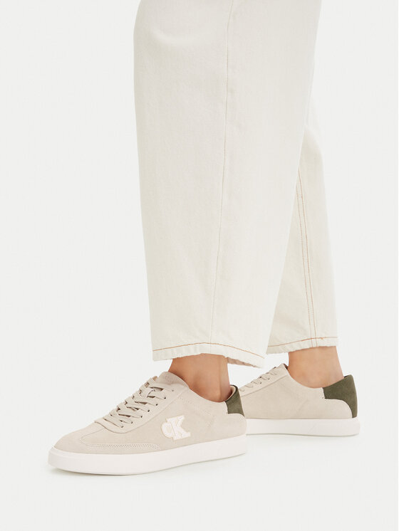 Calvin Klein Sneakers Low Pro Cups Wt Suede Mg HW0HW03144 Bej