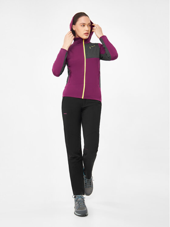 Viking Viking Bluza Tacoma Hoodie Lady Fioletowy Regular Fit