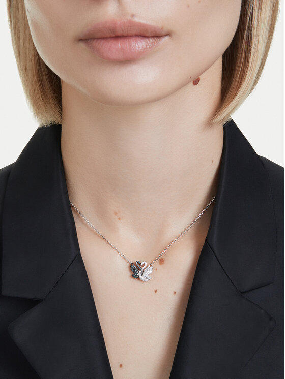 Swarovski Swarovski Kaklo papuošalas Swan 5705721 Sidabrinė