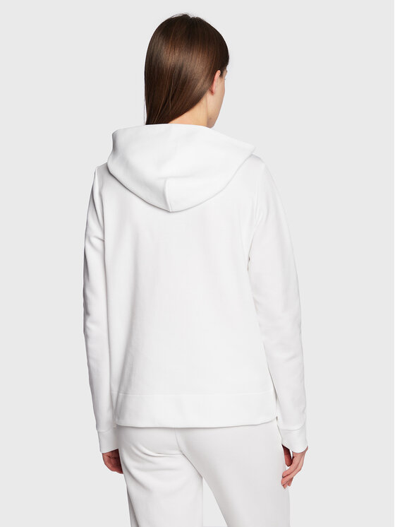 Felpa Micro Logo Essential K20K205452 Bianco