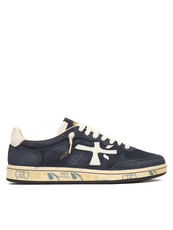 Premiata Premiata Sneakersy Bsktclay 7708 Granatowy
