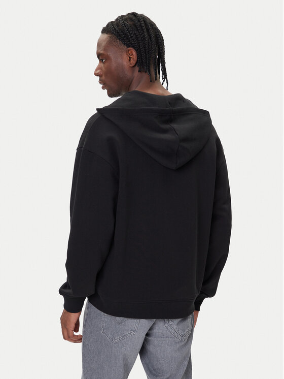 HUGO HUGO Felpa Delastomer 50546874 Nero Relaxed Fit