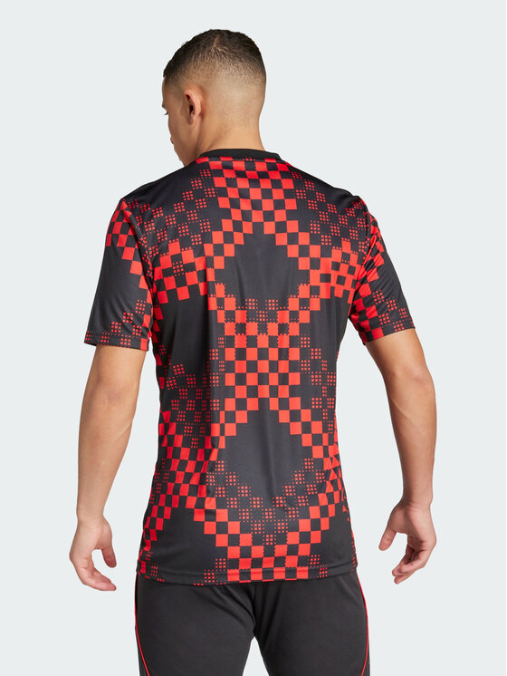 adidas adidas Koszulka techniczna Benfica Czarny Slim Fit