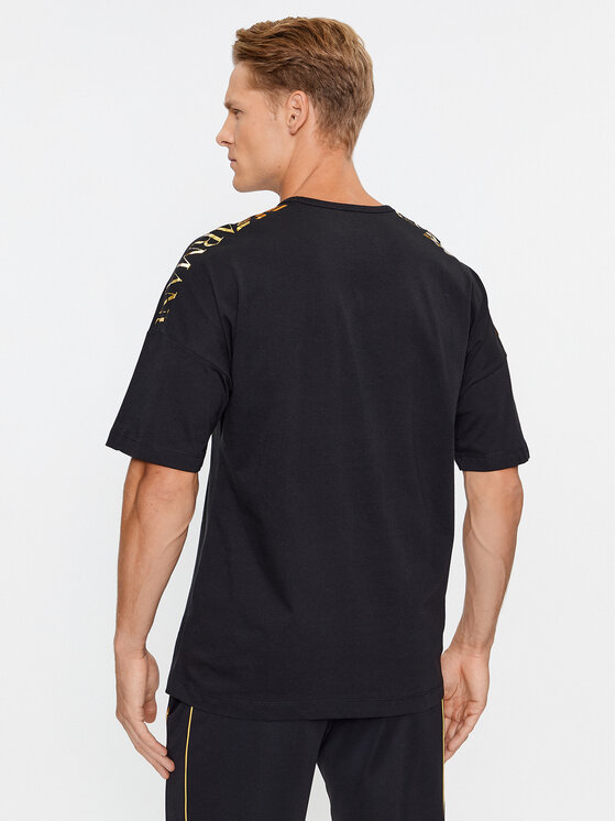 EA7 Emporio Armani EA7 Emporio Armani Футболка 6RPT10 PJ7CZ 0208 Чорний Regular Fit