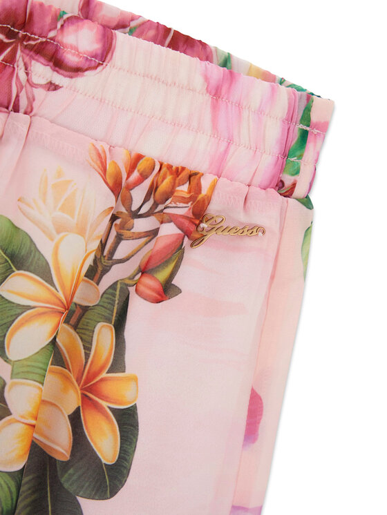 Guess Guess Pantaloni di tessuto J6GB01 WA2T0 Rosa Relaxed Fit
