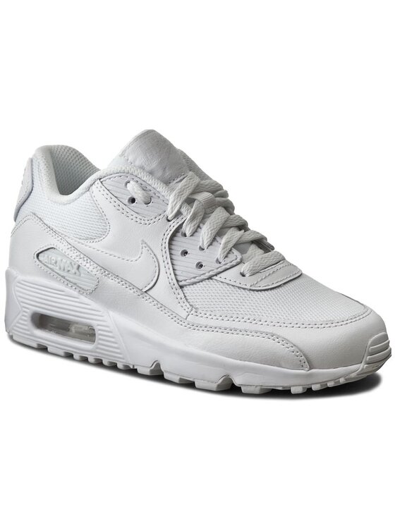 Nike Pantofi Air Max 90 Mesh GS 833418 100 Alb Modivo.ro