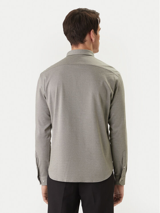 BOSS BOSS Koszula ST Motion 50555946 Khaki Regular Fit