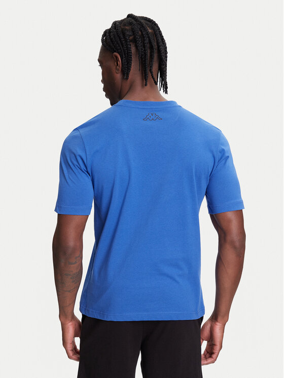 Kappa Kappa T-Shirt 351U8JW 741 Niebieski Regular Fit