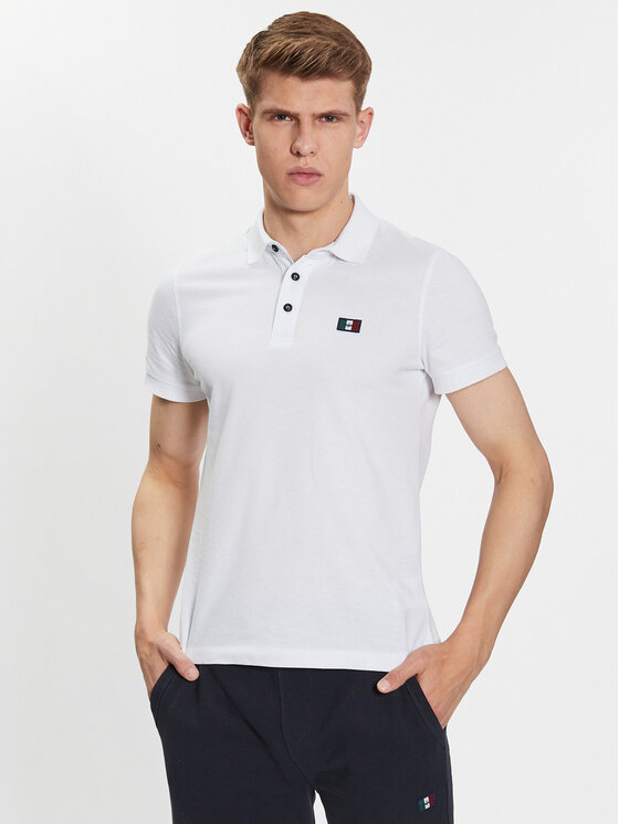 Férfi Póló Aeronautica Militare, Méret: 3XL, Fehér, 231PO1685J602