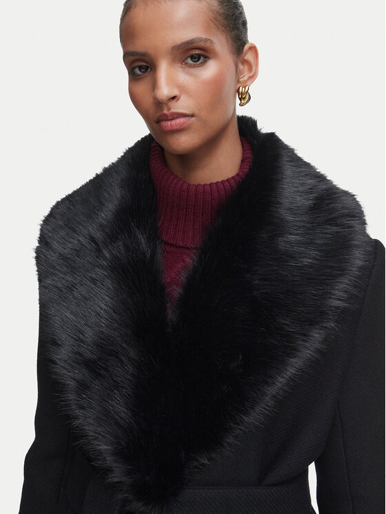Rinascimento Rinascimento Cappotto di lana CFC0130536003 Nero Regular Fit