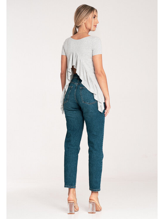 FIGL FIGL Blusa M1051 Grigio Flared Fit