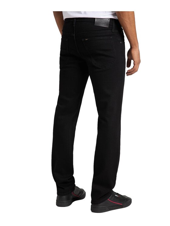 Lee Lee Jeansy 112118309 Czarny Regular Fit