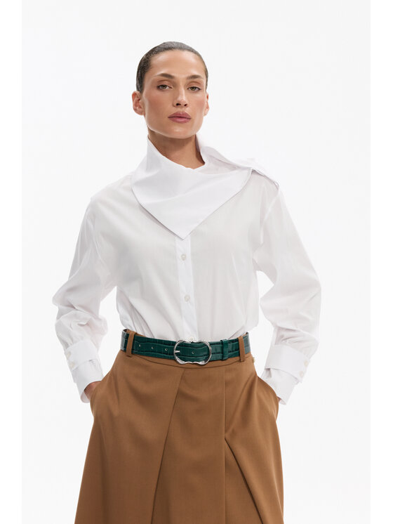 Deni Cler Milano Deni Cler Milano Spódnica midi W-DC-7052-F5-C2-18-1 Brązowy A-Line Fit