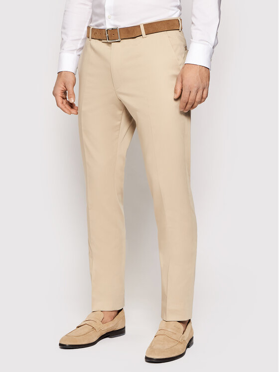 JOOP! JOOP! Garnitur 17 Js-44Damon-Gun 30026523 Beżowy Extra Slim Fit