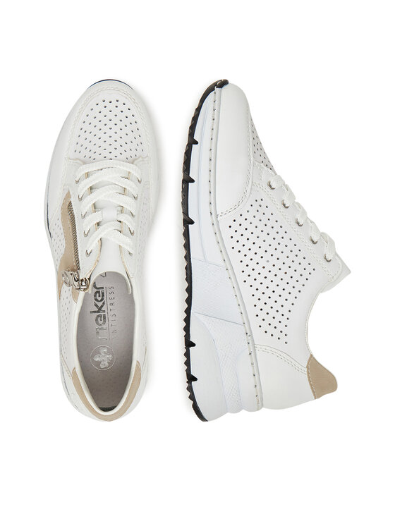 Rieker Rieker Sneakers N6304-80 Alb