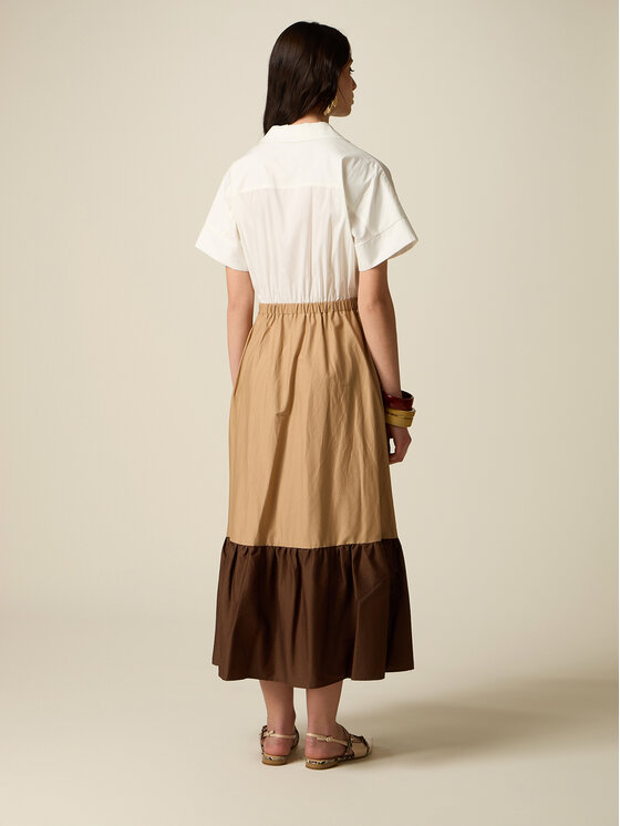 Oltre Oltre Abito da sera 7702J000934N0R2 Marrone A-Line Fit