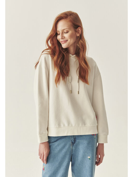 TATUUM Tatuum Bluza ADENA 2 Écru Loose Fit