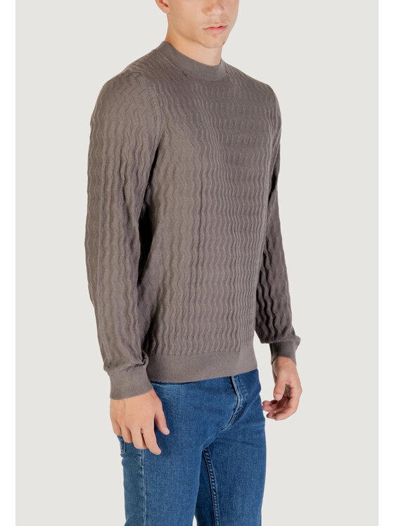 Armani Exchange Armani Exchange Maglione PULLOVER Marrone Over Fit