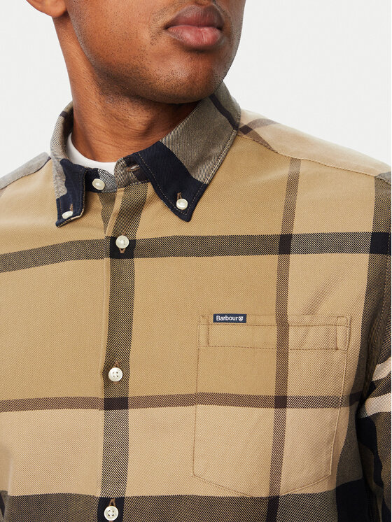 Barbour Barbour Särk Dunoon MSH4980TN39 Tumebeež Regular Fit