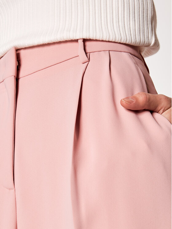 Iceberg Iceberg Kalhoty z materiálu 5BI2P0B0715149 Růžová Regular Fit