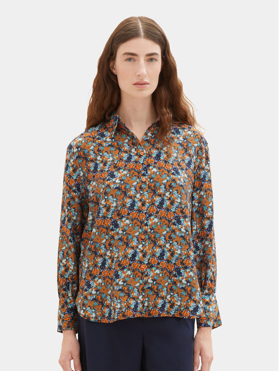 Tom Tailor Tom Tailor Сорочка 1037889 Кольоровий Regular Fit