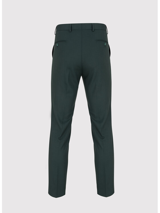 Pako Lorente Pako Lorente Spodnie garniturowe P24SF-6G-019 Zielony Slim Fit