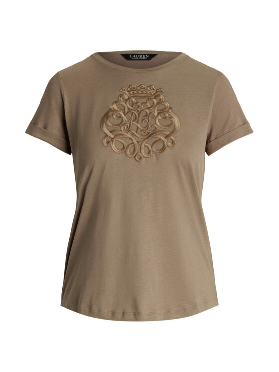LAUREN RALPH LAUREN LAUREN RALPH LAUREN Тишърт 200963905002 Бежов Relaxed Fit
