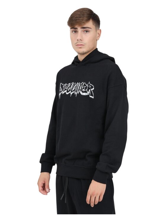Disclaimer Disclaimer Felpa 24ids54518 Nero Regular Fit
