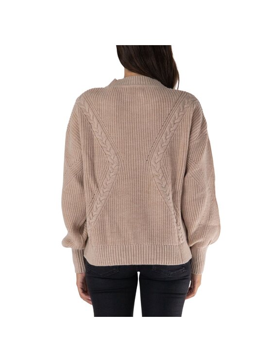 Guess Guess Sweter Maglia donna serena Beżowy Classic Fit