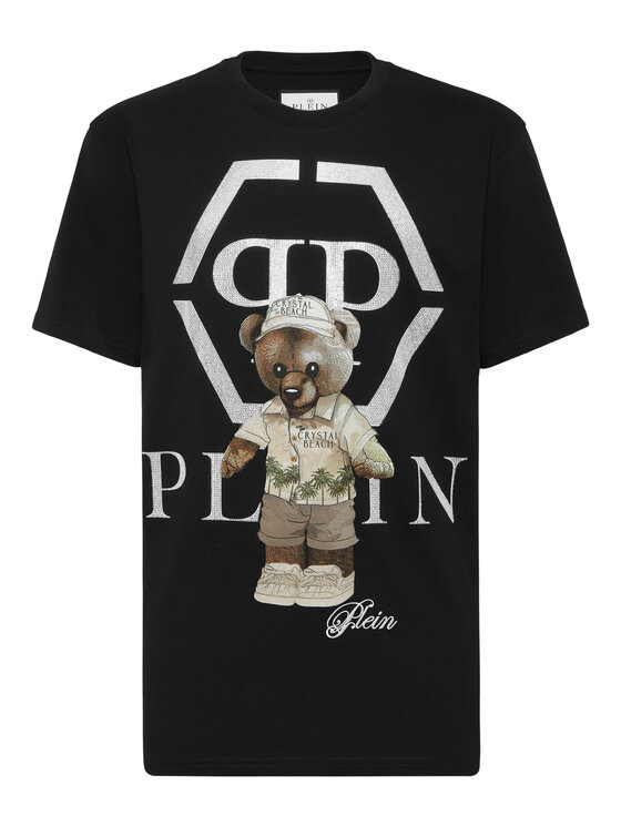 PHILIPP PLEIN PHILIPP PLEIN Tričko 27065 Čierna Regular Fit