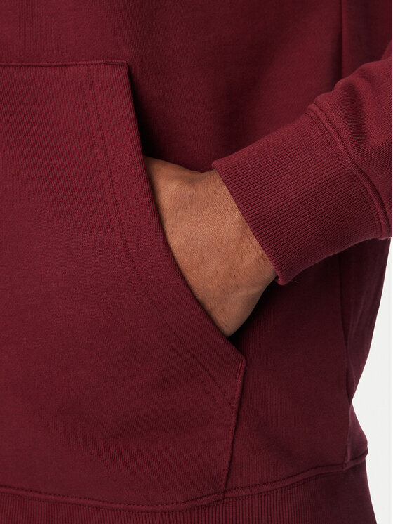 HUGO HUGO Bluza Dapozip 50548651 Bordowy Relaxed Fit