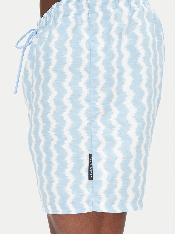 YSABEL MORA YSABEL MORA Pantaloni scurți pentru înot 90377 Albastru celest Regular Fit