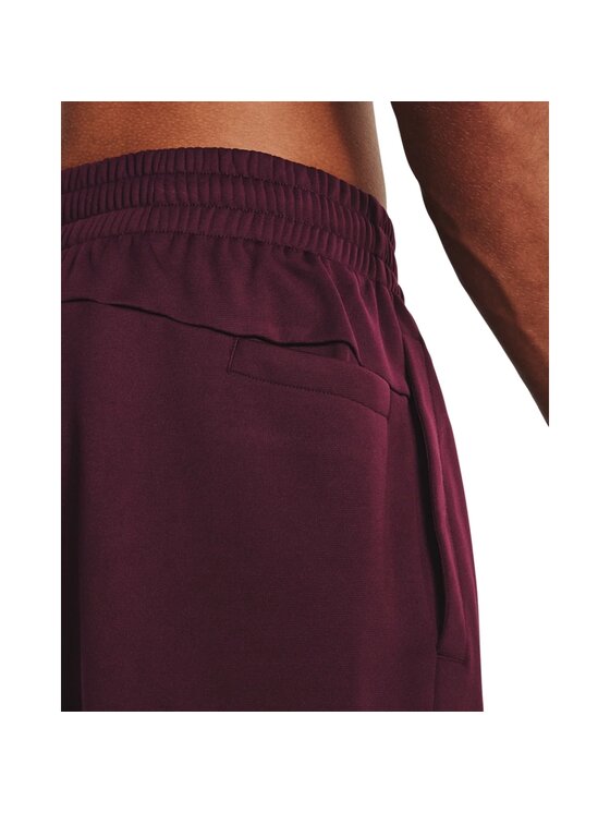 Under Armour Under Armour Spodnie dresowe Fleece Joggers Bordowy Basic Fit