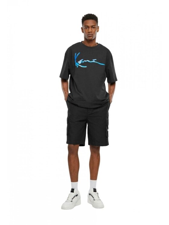 Karl Kani Karl Kani T-shirt WATER SIGNATURE TEE Nero Regular Fit
