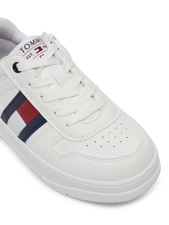 Tommy Hilfiger Tommy Hilfiger Sneakers Flag Low Cut Velcro Sneaker T3X9-33859-1355 M Bianco