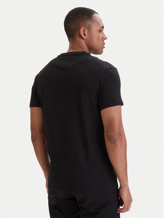 Tommy Jeans Tommy Jeans Tricou DM0DM22548 Negru Regular Fit