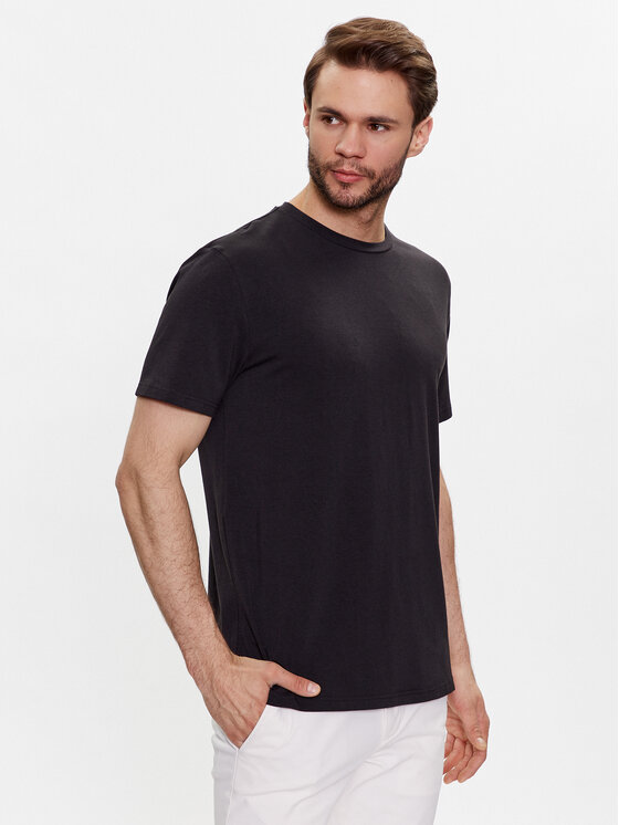 Tommy Hilfiger Комплект 2 тишъртки UM0UM02762 Черен Regular Fit