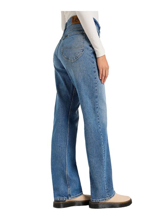 Lee Lee Jeansy 112355261 Niebieski Regular Fit